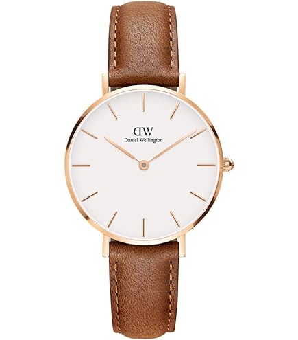 Amazon.com: Daniel Wellington Petite 28mm Women's Watch, Leather